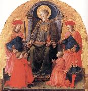 Fra Filippo Lippi St Lawrence Enthroned with Sts Cosmas and Damian,Other Saints and Donors china oil painting artist